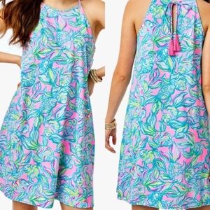 Lilly Pulitzer Margot Pink Pelican Off the Scales Dress size small
